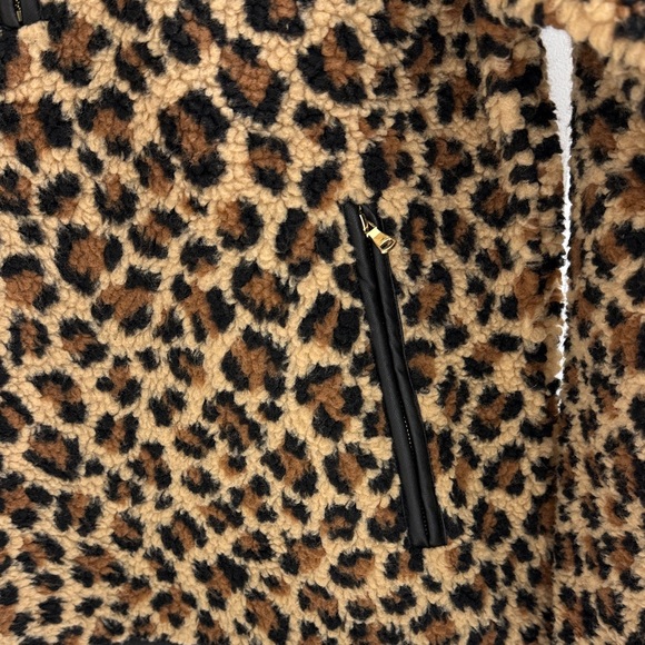 Ann Taylor Weekend Collection Half Zip Sherpa Pullover - Picture 3 of 6